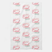 クール母の手レタリングパターン母の日 キッチンタオル (縦)