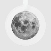 クール満月グラフィック宇宙天文学 オーナメント (裏面)