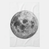 クール満月グラフィック宇宙天文学 キッチンタオル (縦)