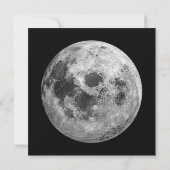 クール満月グラフィック宇宙天文学 招待状 (裏面)