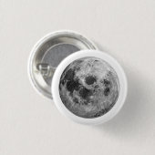 クール満月グラフィック宇宙天文学 缶バッジ (正面&裏面)