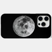 クール満月グラフィック宇宙天文学 Case-Mate iPhoneケース (裏面 (横))