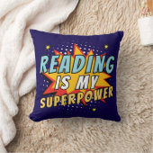 クール漫画ブックスタイル読は私の超大国 クッション (ブランケット)