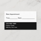 クール爪、 ネイルマニキュアアポイントメント名刺 名刺 (裏面)