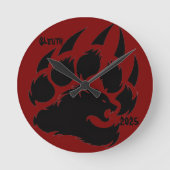 クール物 ラウンド壁時計 (正面)