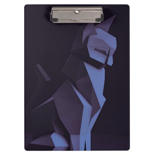 クール猫好き |猫好き図 クリップボード (正面)