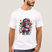 クール猿は可愛いクールが、猿の恋人は Tシャツ (正面)