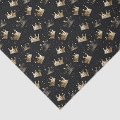 クール王冠タイル模様 薄葉紙 (詳細)