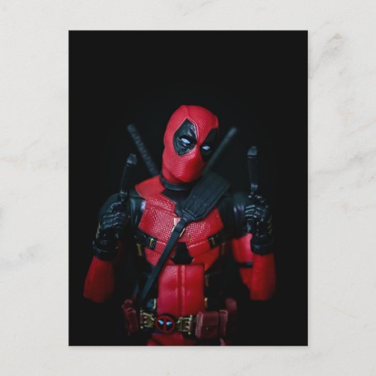 クール玩具写真アンチヒーローデザイン シーズンポストカード (正面)