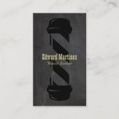 クール理容師ショップバーバーショップポール 名刺 (正面)