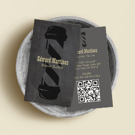 クール理容師ショップバーバーショップポール 名刺