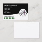 クール理容師ショップロイヤリティリワード名刺 名刺 (正面/裏面)