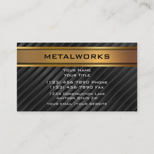 クール男らし建築 名刺 (正面)