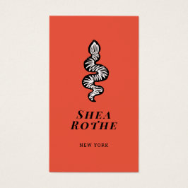 クール白黒スネーク自然ロゴ