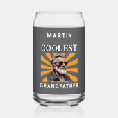 クール祖父レトロおもしろいサンクールグラス ガラス缶 (裏面)