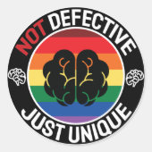 クール祝カラフルことわざ ラウンドシール (正面)