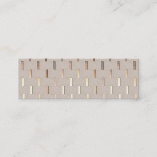 クール禅パタースタイリッシュンモダンミニマル スキニー名刺 (正面)