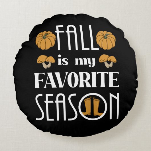 クール秋 ラウンドクッション (正面)