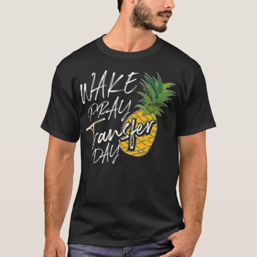 クール移祈動おもしろい日Pineapple IVF A Tシャツ (正面)