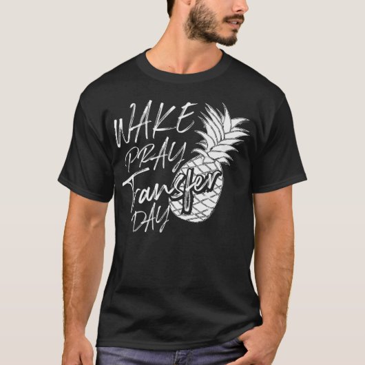 クール移祈動おもしろい日Pineapple IVF A Tシャツ (正面)