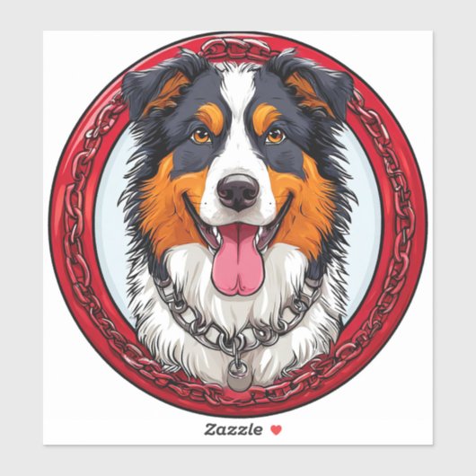 クール純血犬 シール (シート)