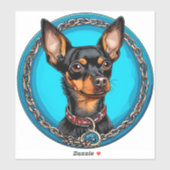クール純血犬 シール (シート)
