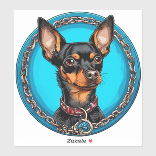 クール純血犬 シール (シート)