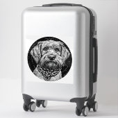 クール純血犬 シール (スーツケース)