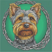 クール純血犬 シール (正面)