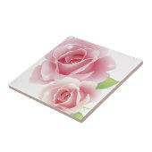 クール素晴らし花かわいいガーリーレトロフローラ タイル (側面)