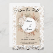 クール結婚美的 招待状 (正面/裏面)