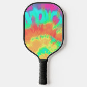 クール絞り染めデザイン ピックルボールラケット (裏面)