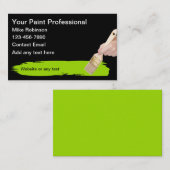 クール絵を描プロフェッショナルハウスペインター 名刺 (正面/裏面)