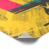 クール絵を描有名な引用文を素晴らし描く ポスター (角)