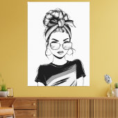 クール自信 キャンバスプリント (インサイチュ (リビング))