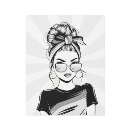 クール自信 メタルプリント