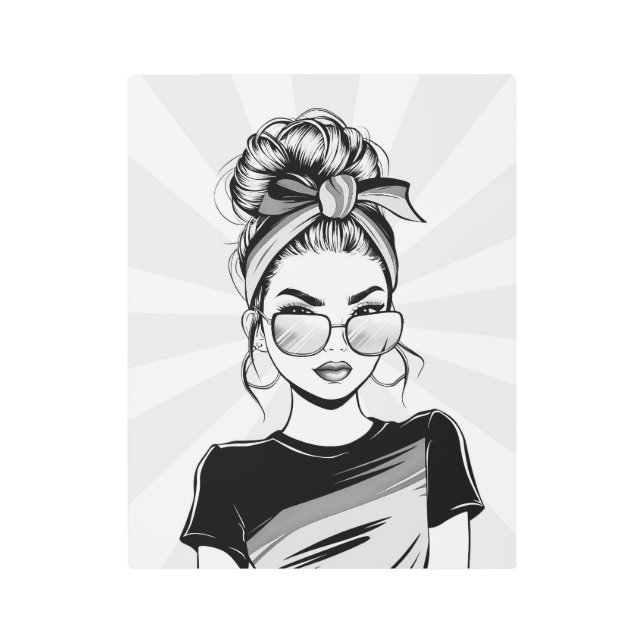 クール自信 メタルプリント (正面)