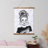 クール自信 吊り下げ型タペストリー (寝室)