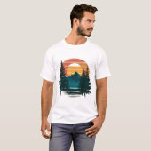 クール自然デザイン Tシャツ (正面フル)