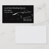 クール自車の動車名気に刺 名刺 (正面/裏面)