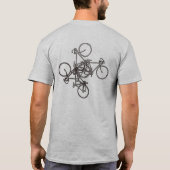 クール自転車インスパイア Tシャツ (裏面)