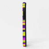 クール色モダンストライプグラフィック Case-Mate iPhoneケース (裏面/左)