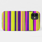 クール色モダンストライプグラフィック Case-Mate iPhoneケース (裏面(横))