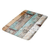 クール色彩の鮮やか木 バスマット (アングル)