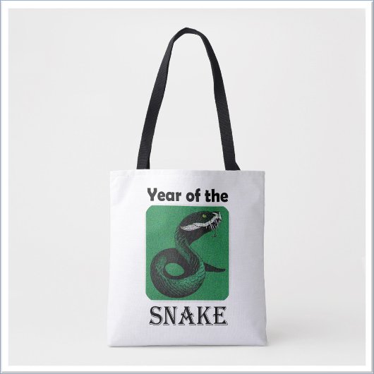 クール蛇の年の中国の〔占星術の〕十二宮図 トートバッグ