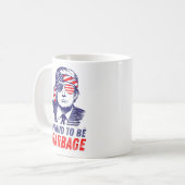 クール誇りを持ったゴミを買うおもしろい コーヒーマグカップ (正面左)