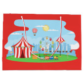 クール誕生日カーニバルフェア ラージペーパーバッグ (裏面)