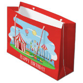 クール誕生日カーニバルフェア ラージペーパーバッグ (正面アングル)
