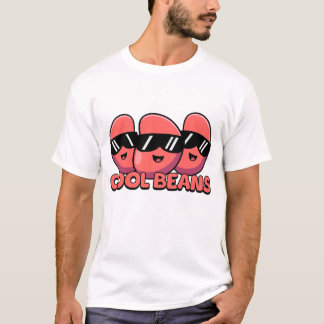 クール豆!キュートなインゲンマメ Tシャツ
