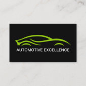 クール車のお洒落モダンBusiness Card 名刺 (正面)